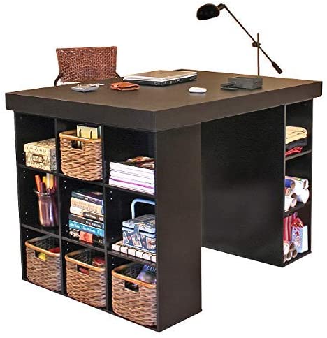 Venture Horizon Project Center Desk with Bookcase