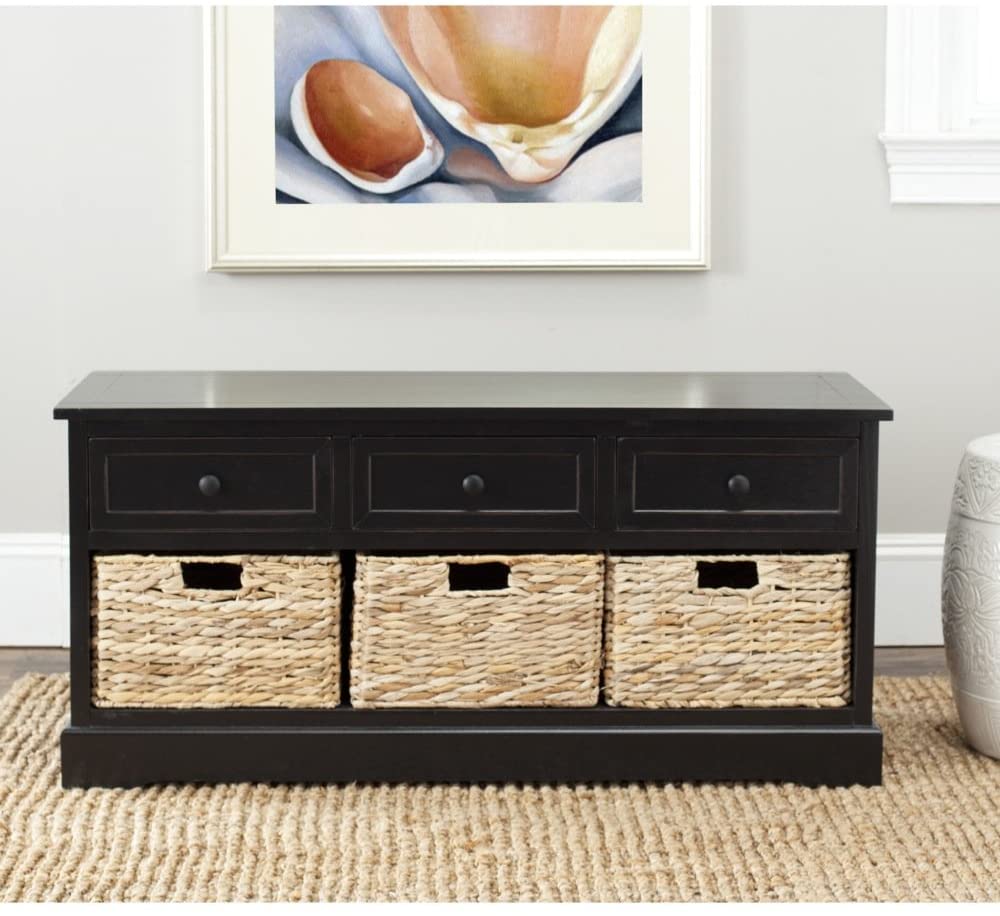 Sideboard Buffet with Glass Doors - Credenza Storage Cabinet