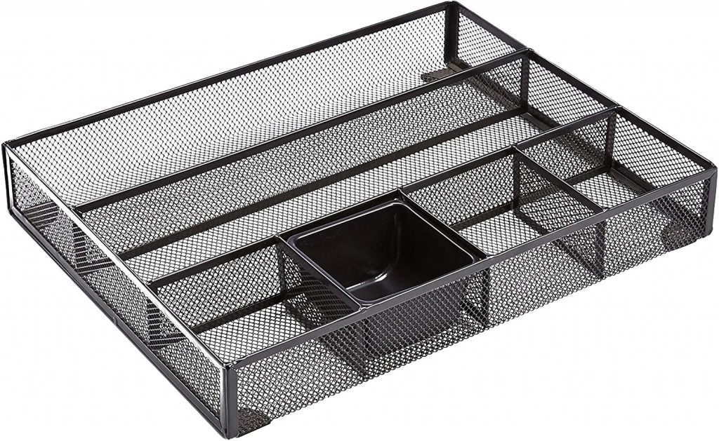 AmazonBasics Mesh Desk Drawer Office Organizer AmazonBasics Mesh Desk Drawer Office Organizer