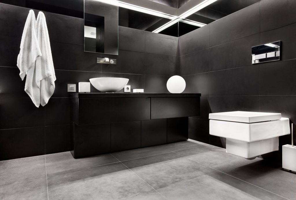 Black And White Bathroom
