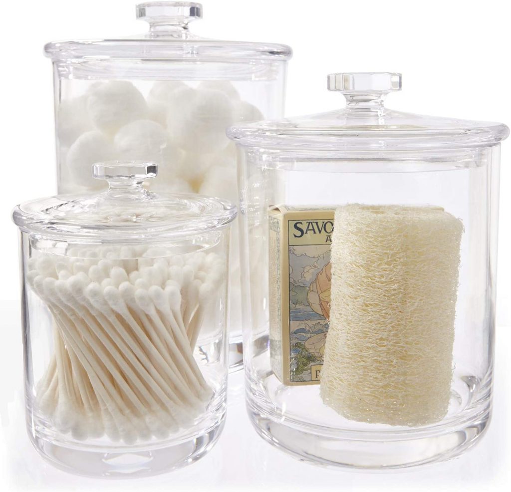 STORi Premium Quality Plastic Apothecary Jars