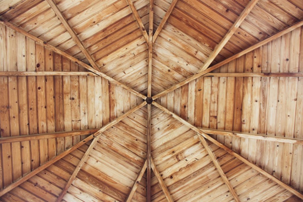 The Rustic Wooden Ceiling Design