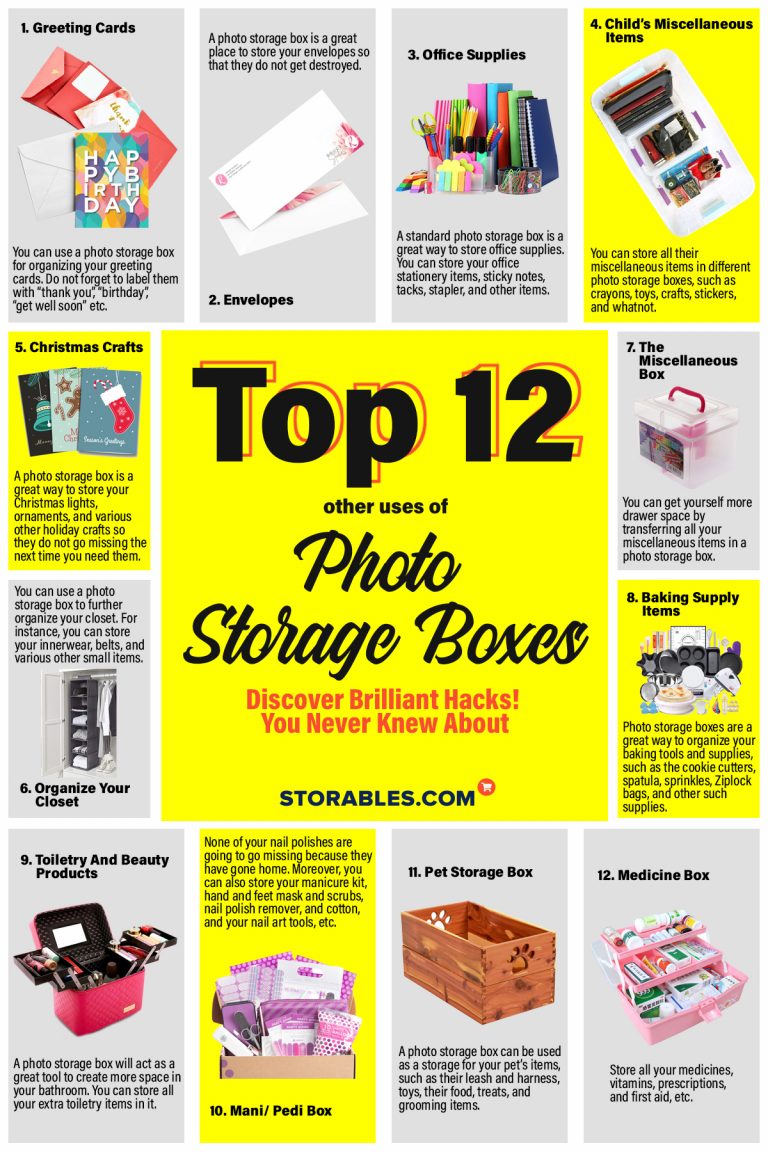 How To Maximize Use Of Photo Storage Boxes Storables