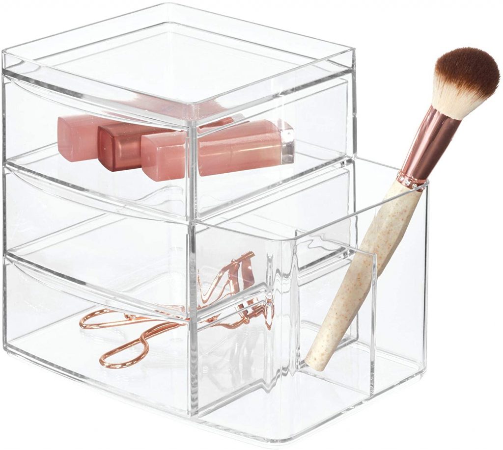 iDesign Clarity Cosmetic Organizer for Vanity Cabinet 