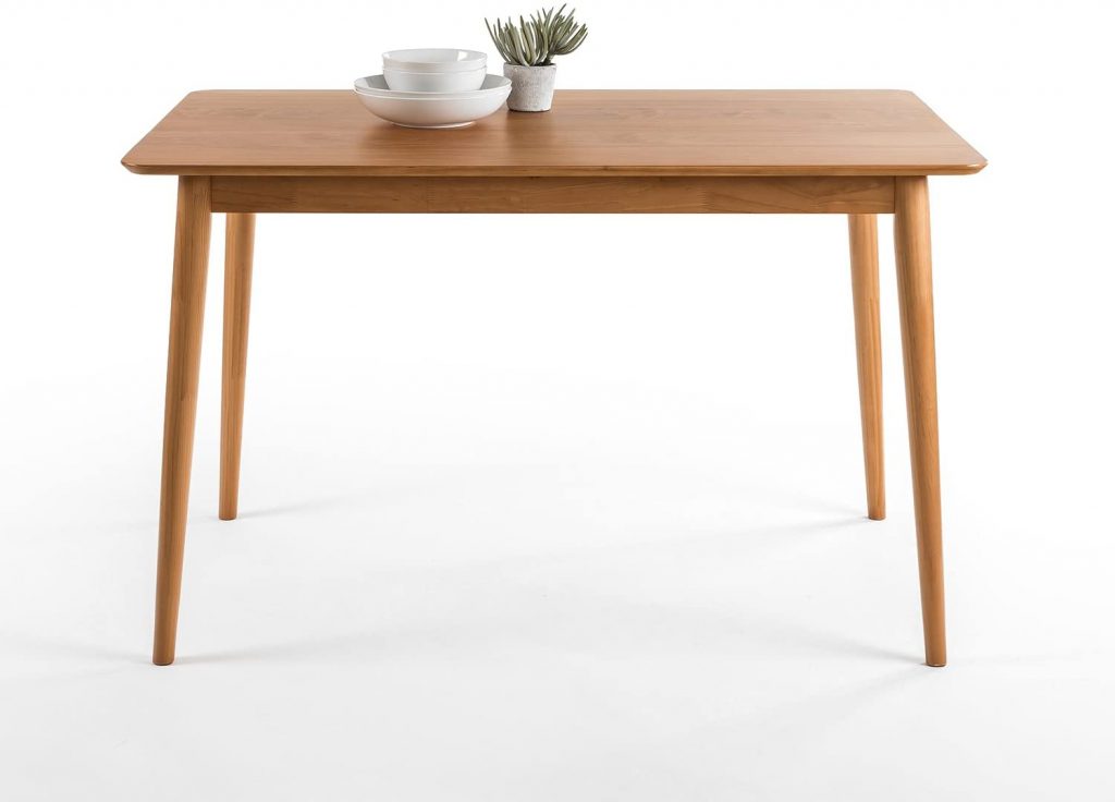 Zinus Jen Mid-Century Modern Wood Dining Table