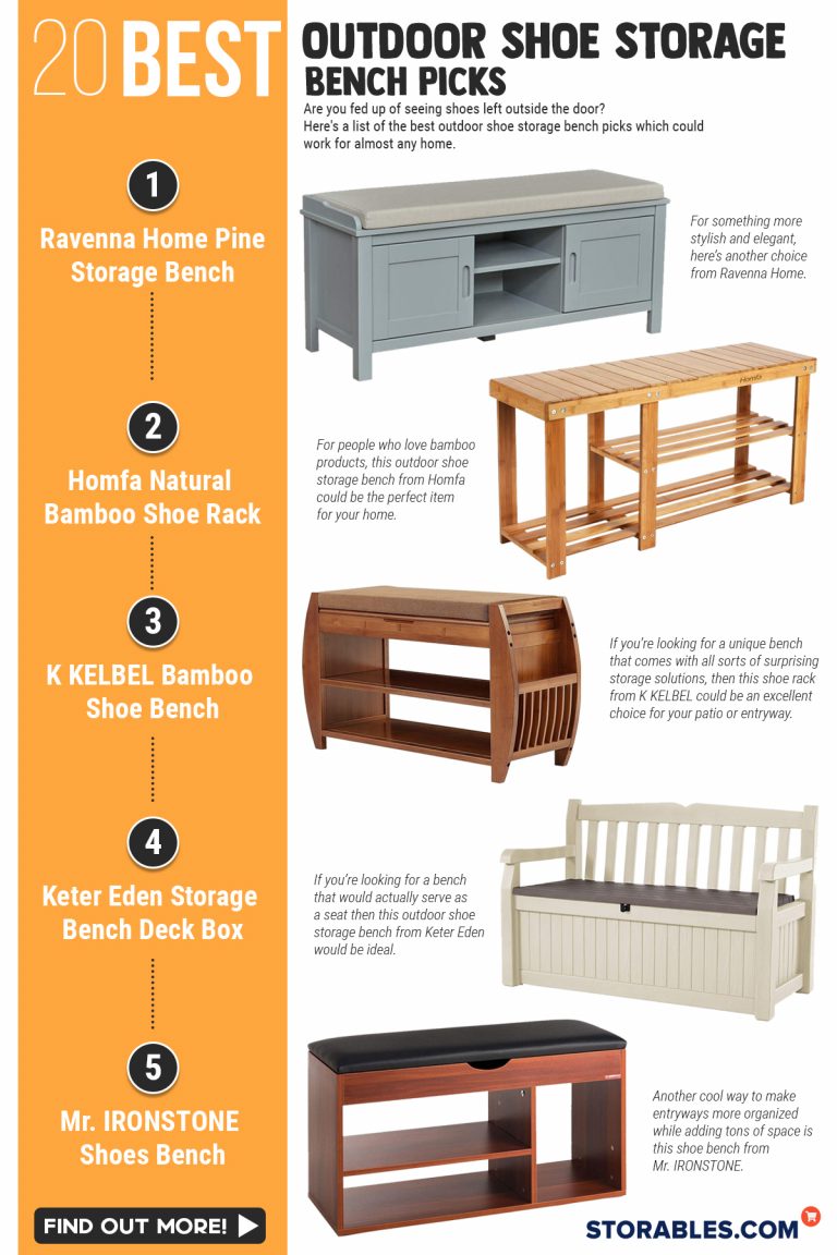 20 Best Outdoor Shoe Storage Bench Picks Storables
