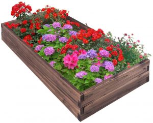 Giantex Wood Raised Garden Bed
