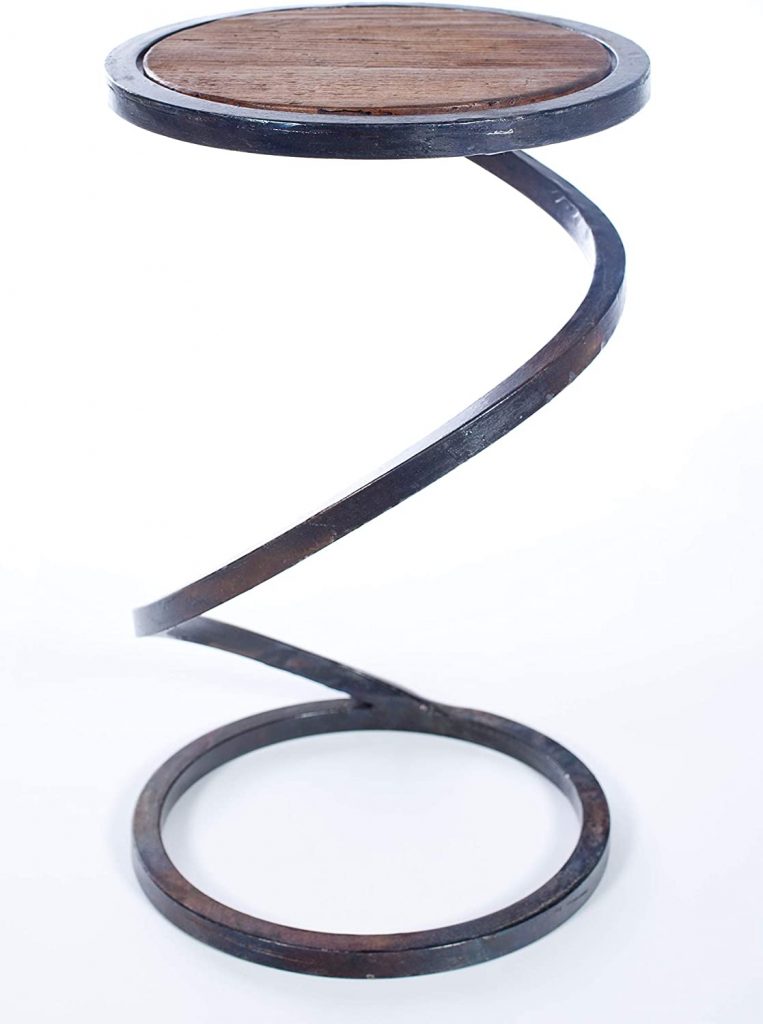 Spiral Occasional Accent Table 