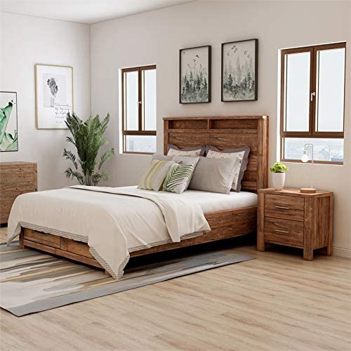 Furniture of America Nangetti Rustic Wood