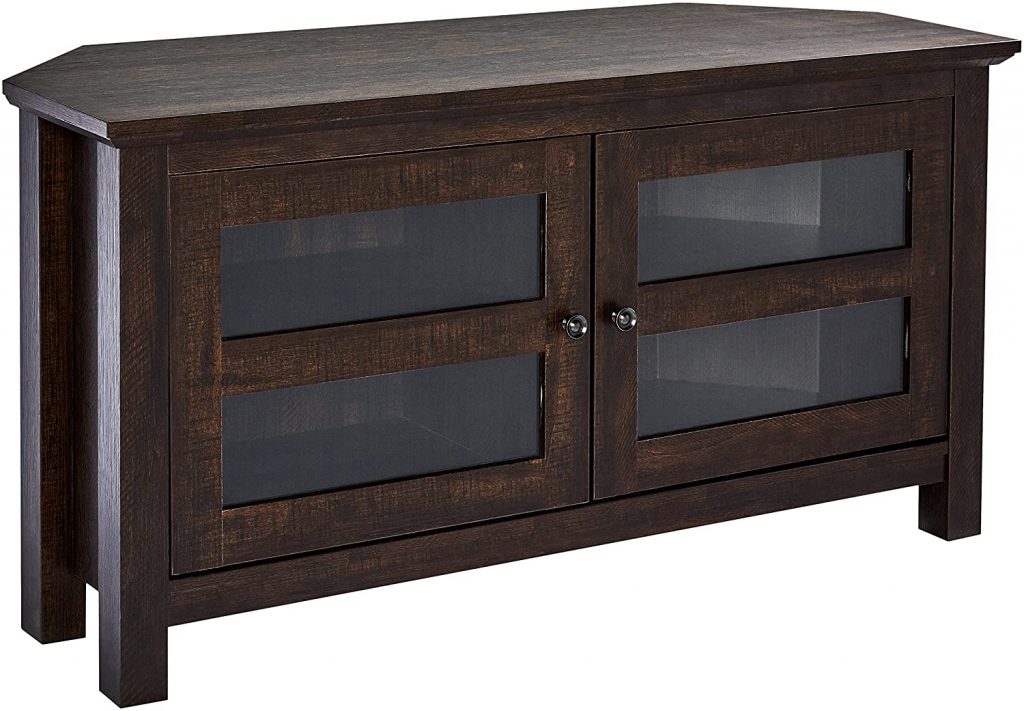 Rockpoint Adonia Corner TV Stand Media Console