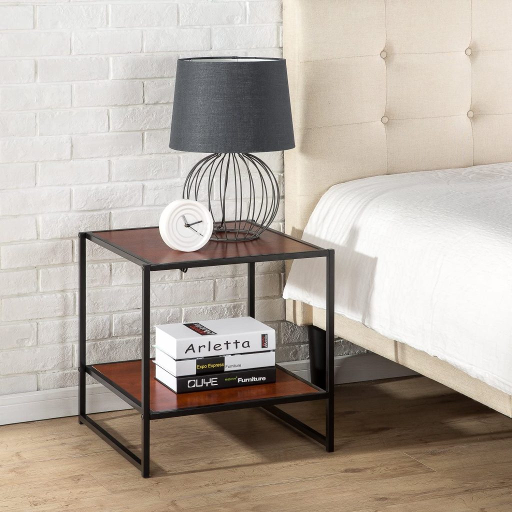Zinus Modern Studio Collection Square Side Table