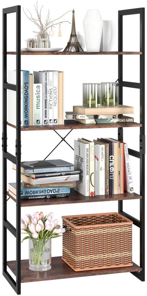 Homfa Bookshelf Rack