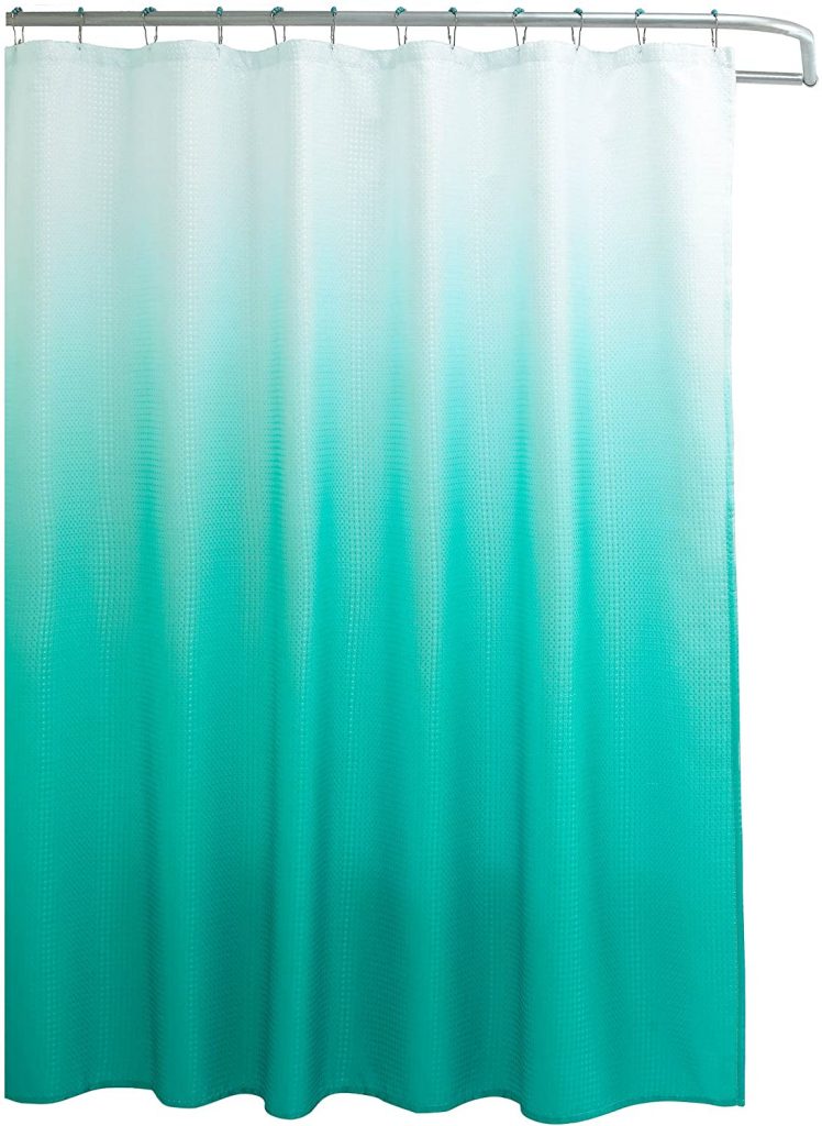 Creative Home Ideas Ombre Textured Shower Curtain 