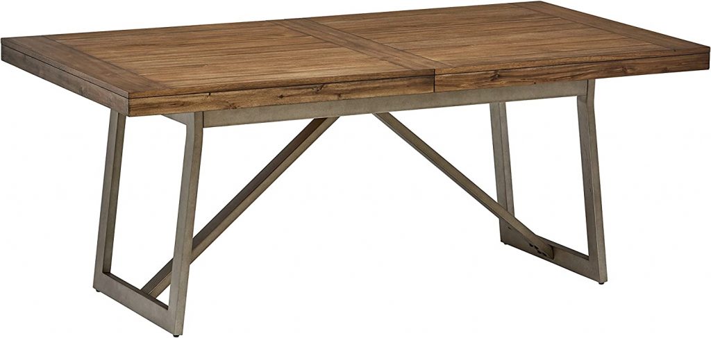 Stone & Beam Hughes Casual Farmhouse Wood Dining Kitchen Table