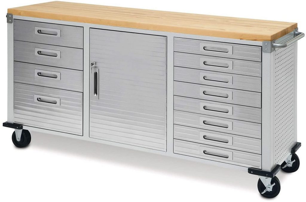 Find A Portable Tool Cabinet And Workbench In One