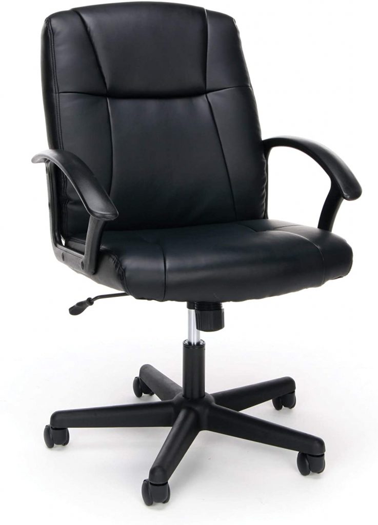  OFM Essentials Collection Executive Office Chair, Bonded Leather