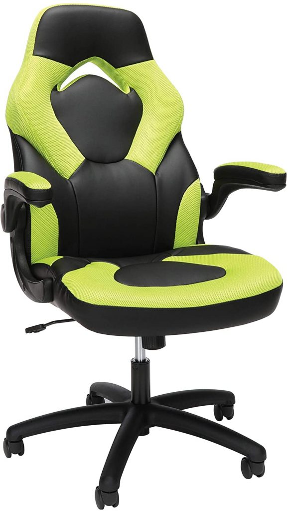  OFM Essentials Collection Racing Style Bonded Leather Gaming Chair
