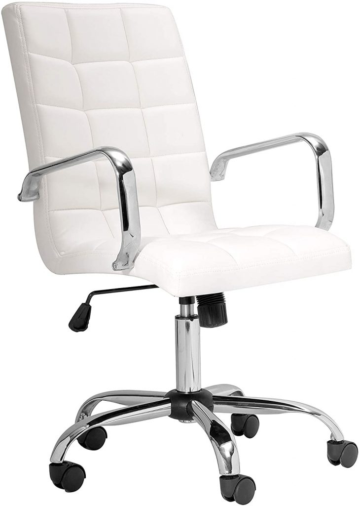 Uptown Club Office Chair, White