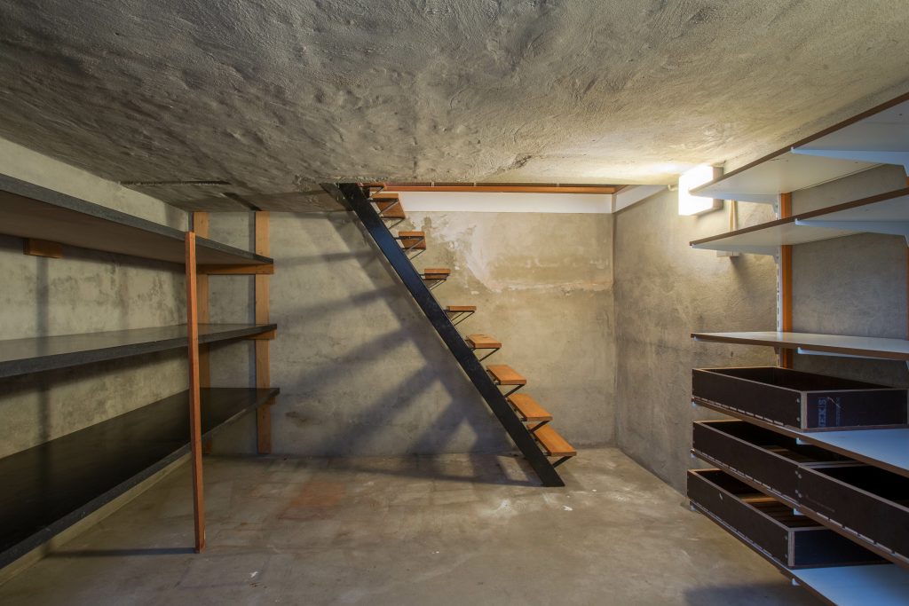 Garage loft stairs