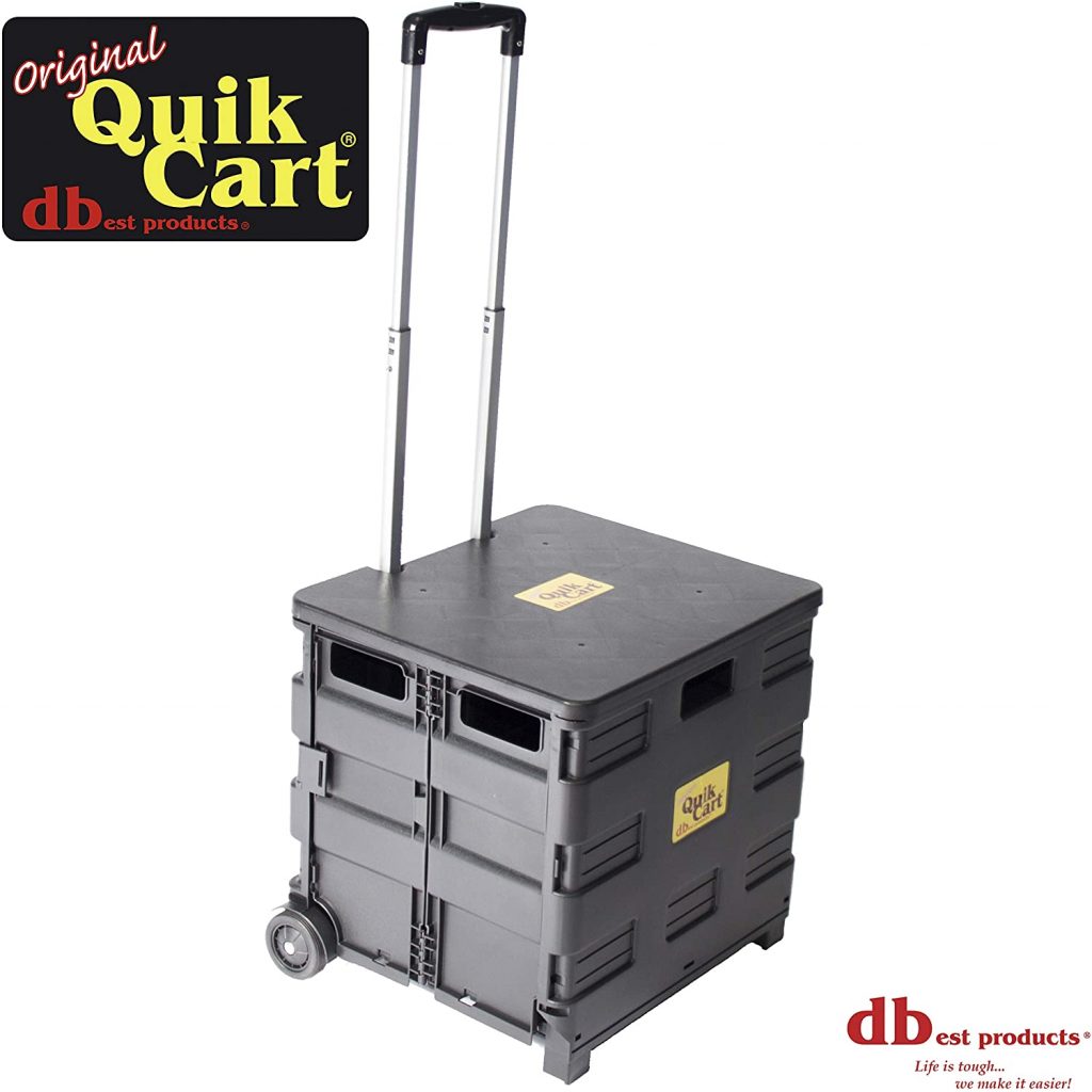 Dbest Products Quik Cart Two Wheeled Collapsible Handcart 