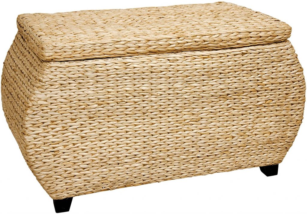 Oriental Furniture Rush Grass Storage Box