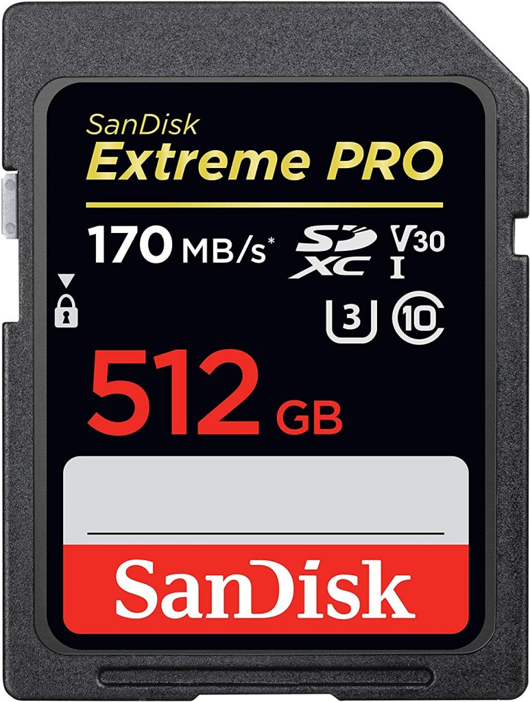 SanDisk Extreme Pro 512GB SDXC UHS-I Card
