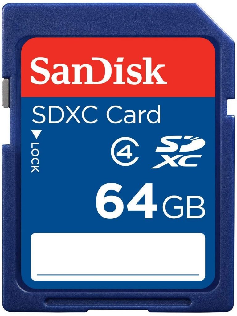 SanDisk SD Card 64GB (Class 4 SDHC Memory Card)