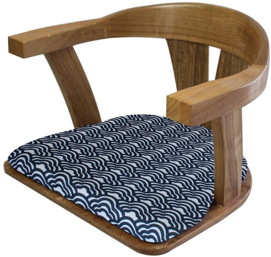 PLLXY Japanese Wood Legless Chair