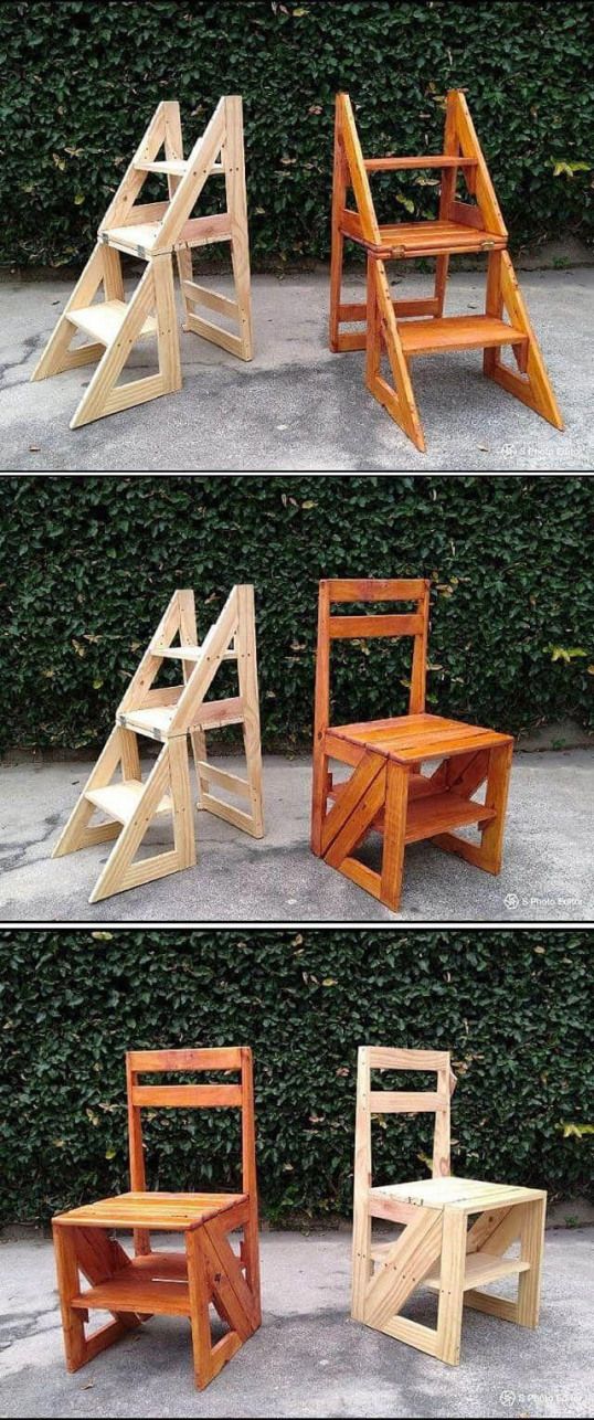 Dual purpose pallet chair