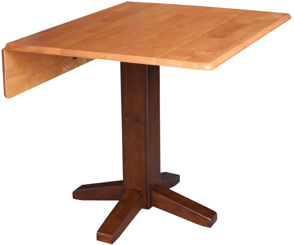 International Concepts Square Dual Drop Leaf Dining Table