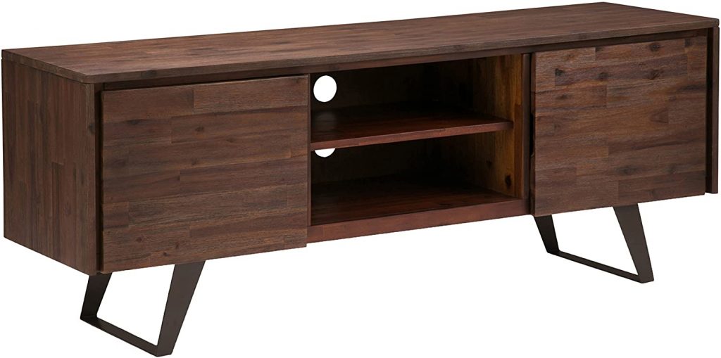 Simpli Home Lowry SOLID WOOD Universal Low TV Media Stand