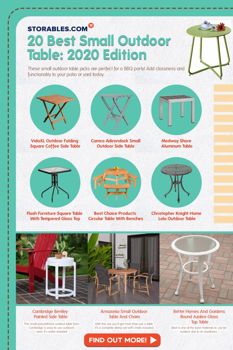 20 Best Small Outdoor Tables 2021 Edition Storables