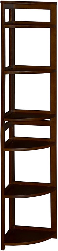 Regency Flip Flop 67-inch High Corner Folding Bookcase