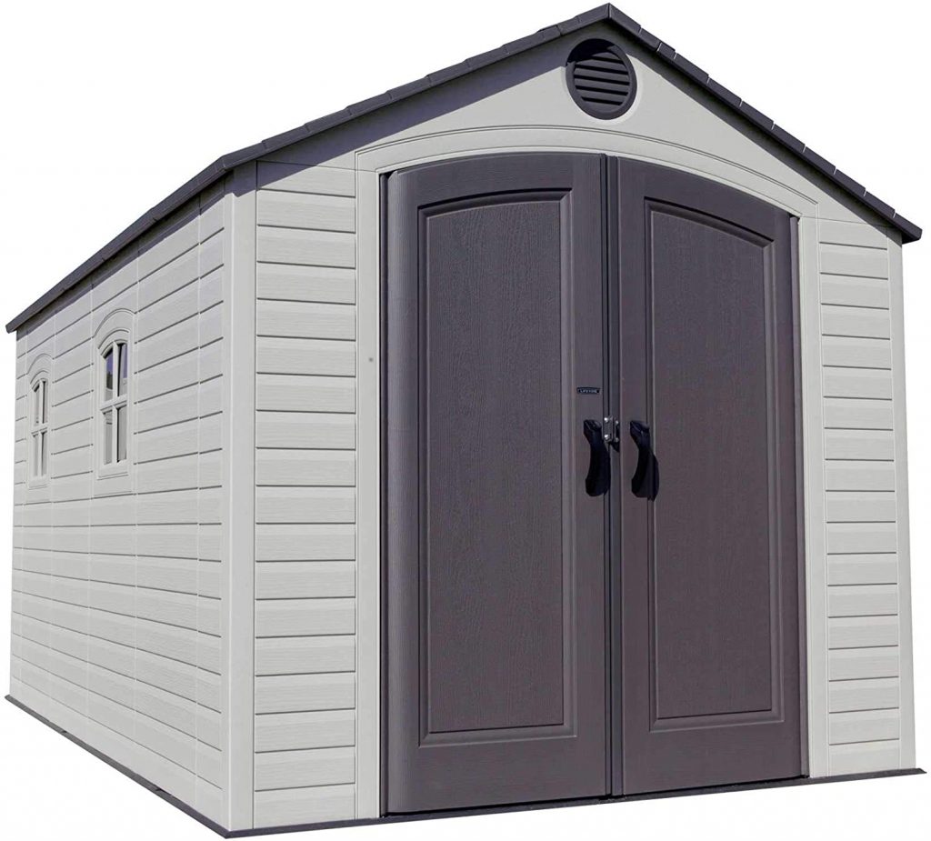 LIFETIME 60075 8 x 15 Ft. Outdoor Storage Shed