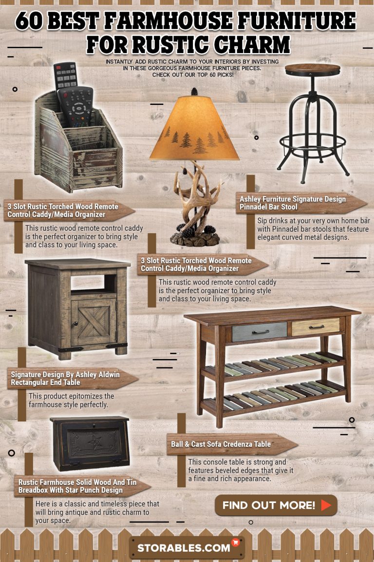 60 Best Farmhouse Furniture For Rustic Charm Storables