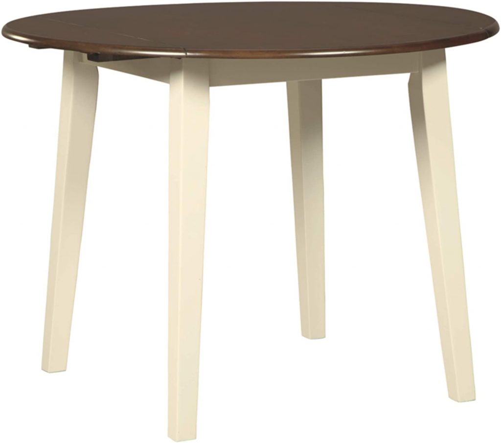  Signature Design by Ashley Woodanville Dining Room Drop Leaf Table,