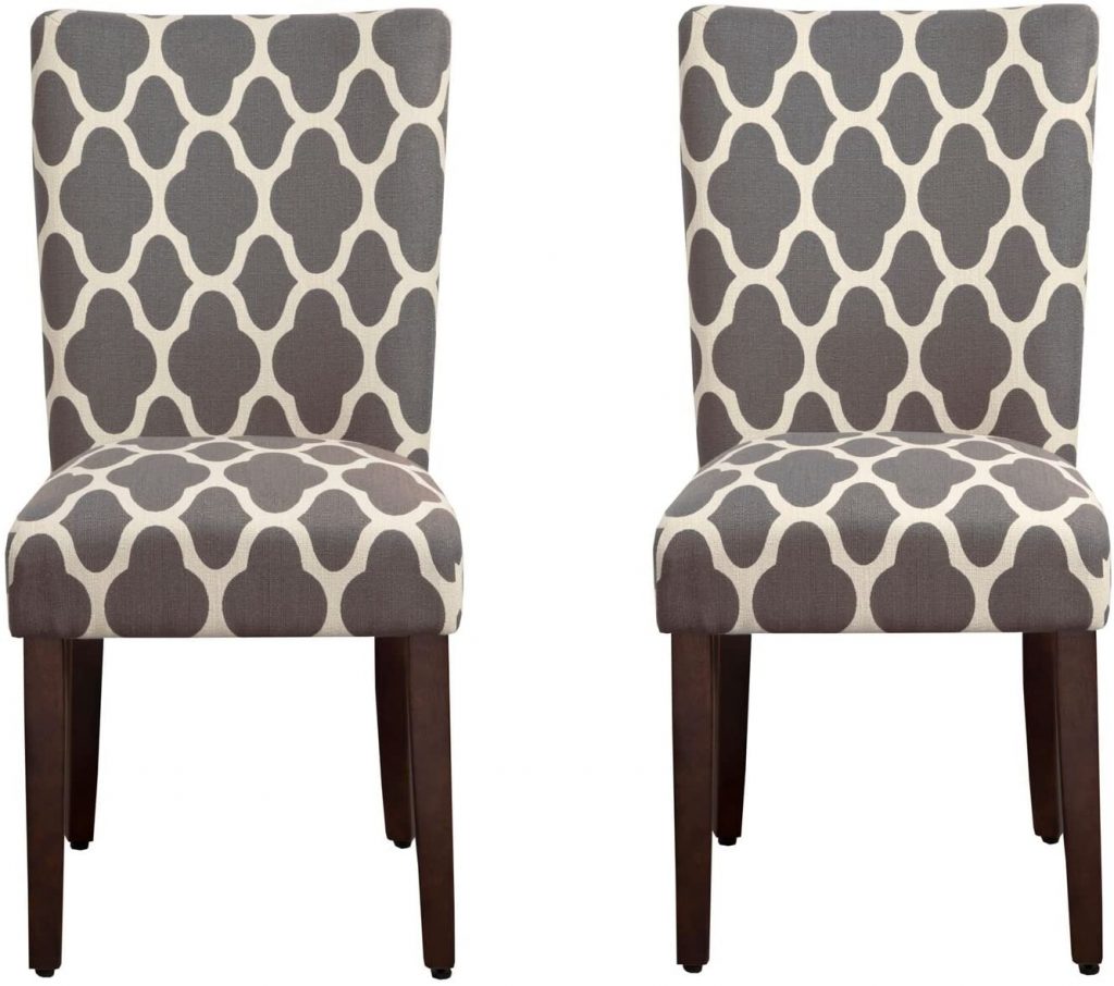  HomePop Parsons Classic Upholstered Accent Dining Chair