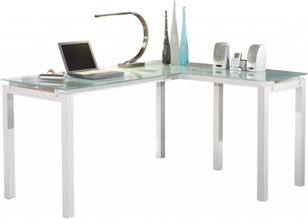 Baraga L-Desk White