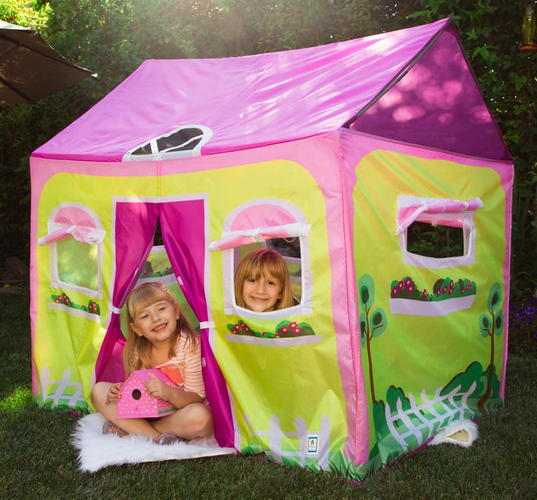Play House Tent Playhouse Girls Children Pink INDOOR OUTDOOR Firemen Boys 