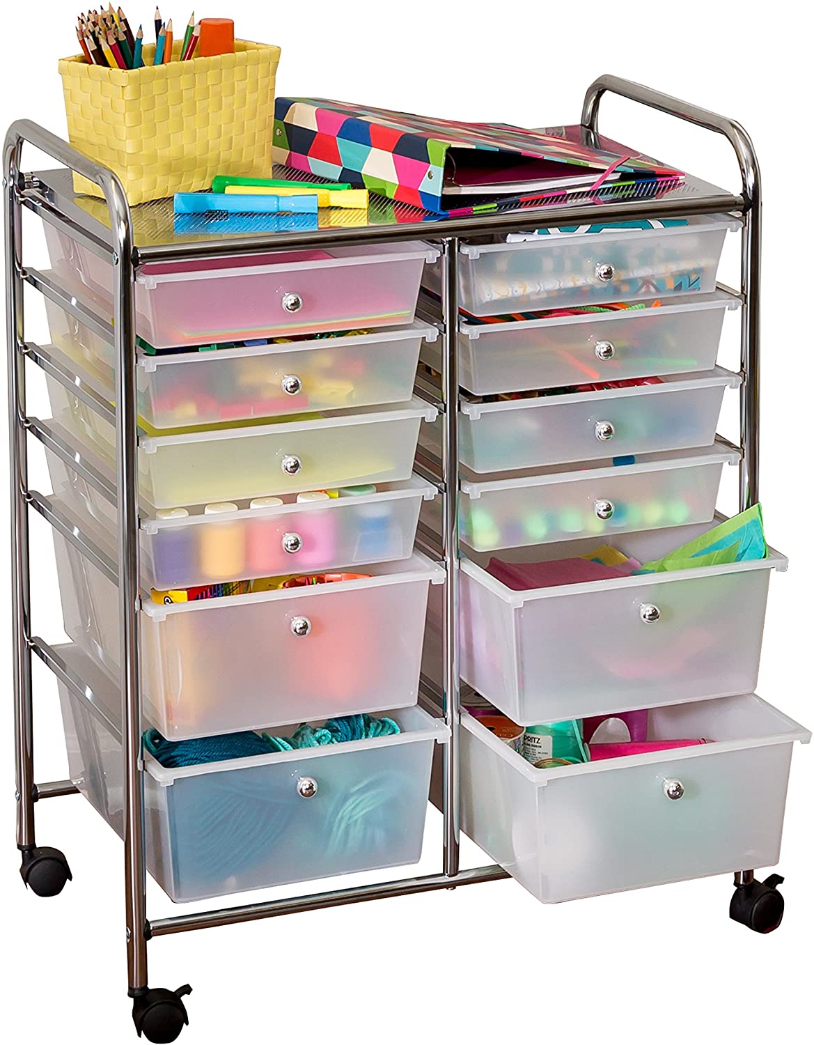 Honey-Can-Do Rolling Storage Organizer Cart