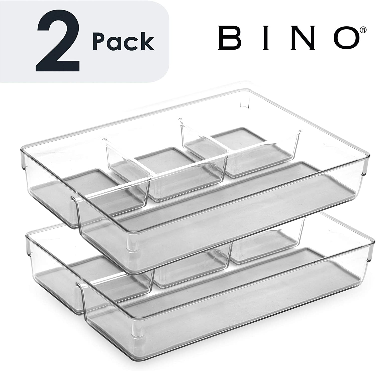 BINO Multi-Purpose Plastic Drawer Organizer