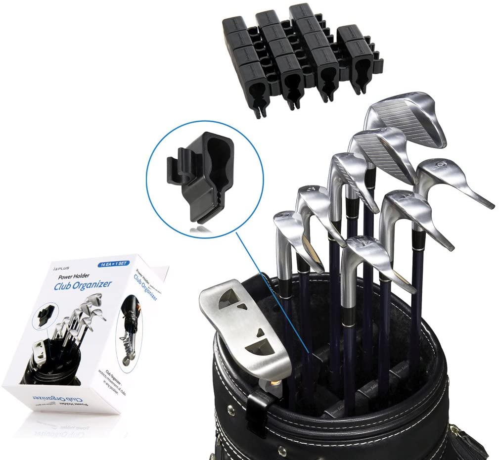  Golf Club Organizers 14pcs 1set Clip Power Holder to Protect Iron Putter on Bag