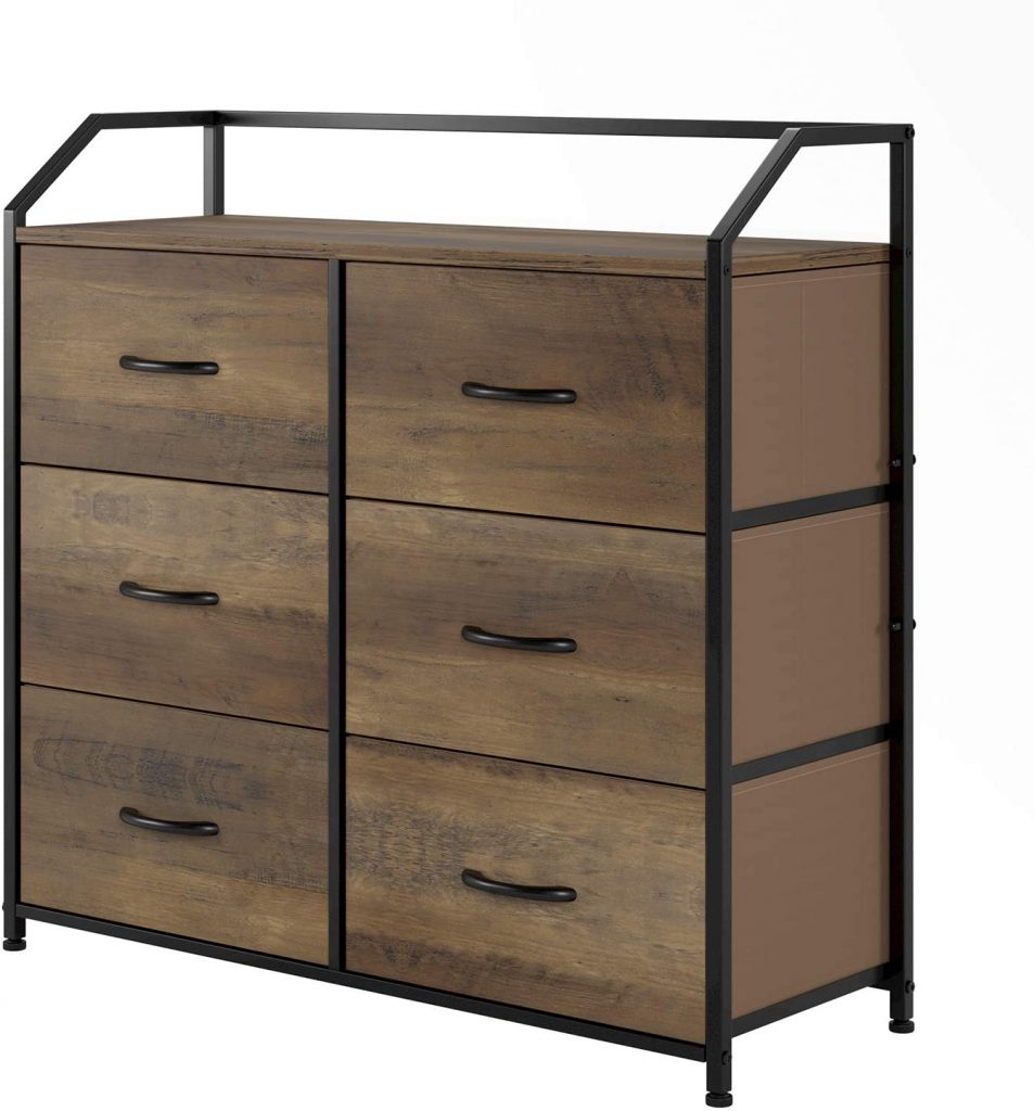 Homecho Fabric Dresser With 6 Drawers