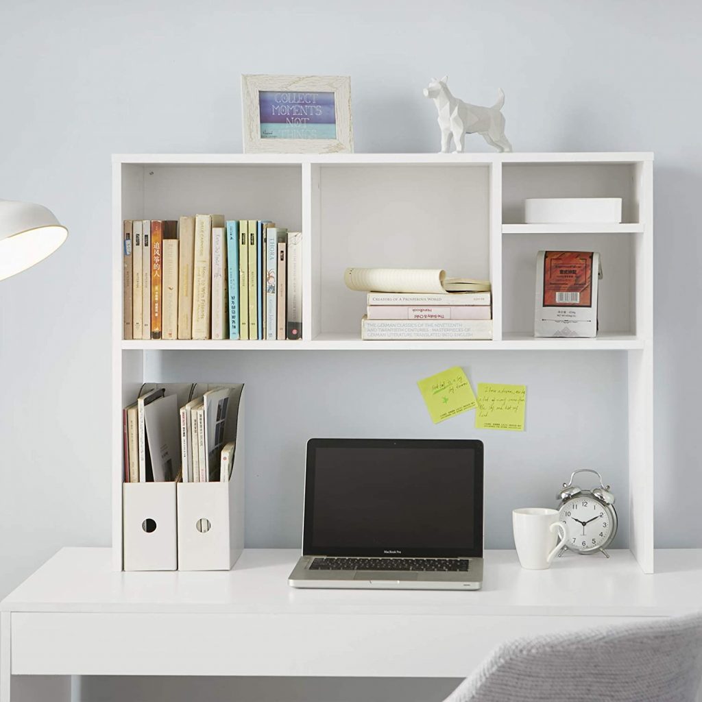 Sideboard Shelving Unit Bookcase Tempra White Office Furniture Study Desk 