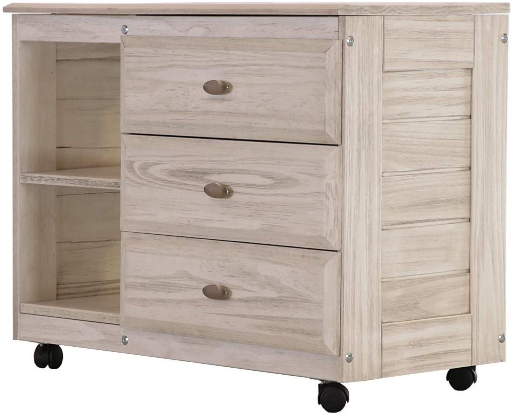 OS Home and Office Three Drawer Chest, Ash
