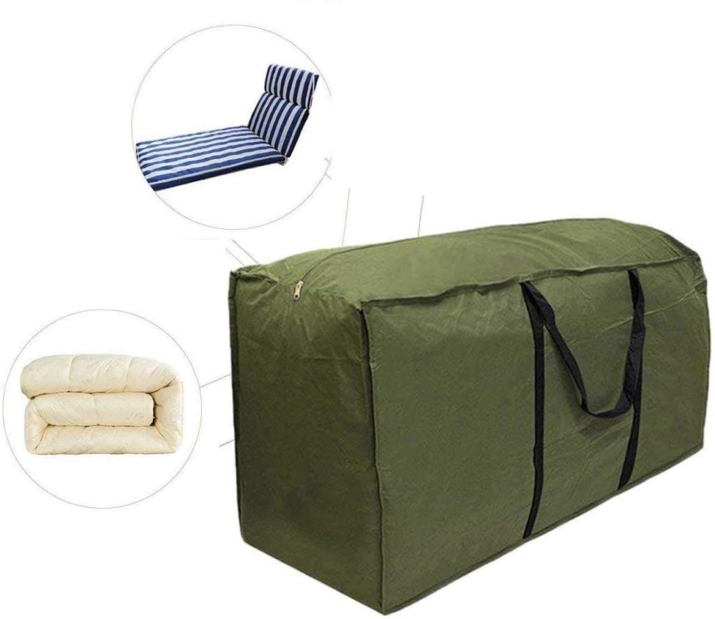61cm x 10cm Qualtex Garden Outdoor Patio Furniture Cushions Storage Bag Cover With Handle