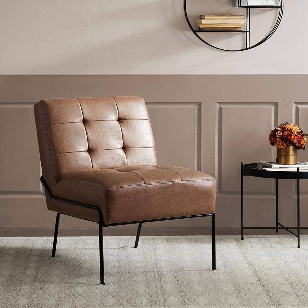 Accent Armless Chair, High End Furniture