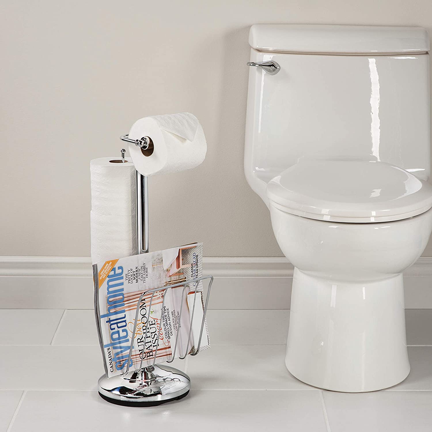 Better Living Products Toilet Caddy Magazine Rack