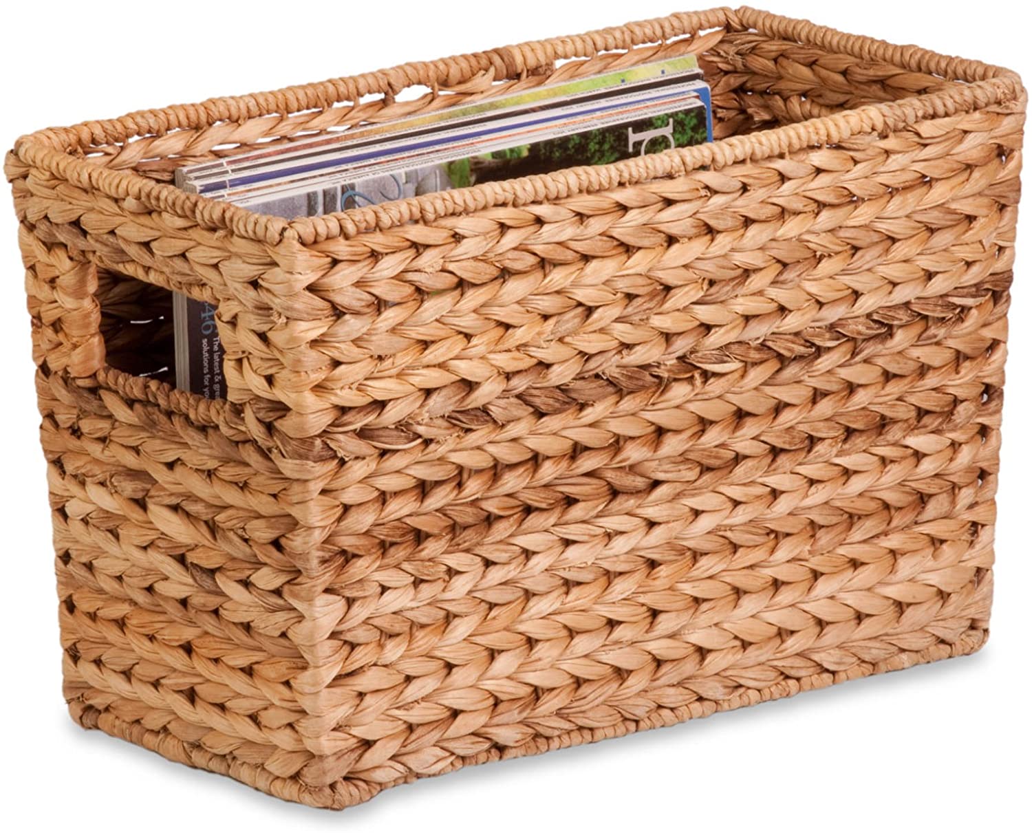Honey-Can-Do Water Hyacinth Magazine Basket