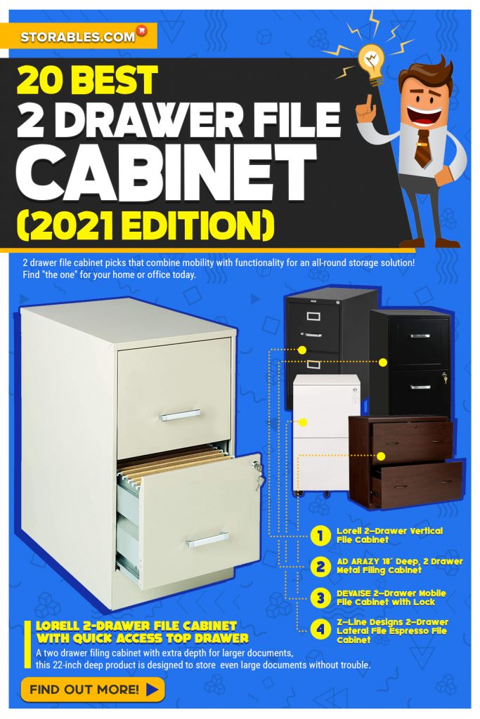20 Best 2 Drawer File Cabinet (2021Edition) - Infographics